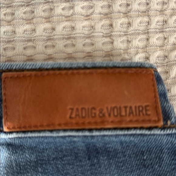 Zadig & Voltaire Blue Denim with Brown Stitching - Picture 6 of 13